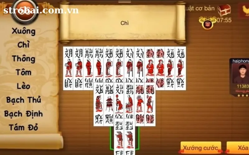 bài chắn miền Nam